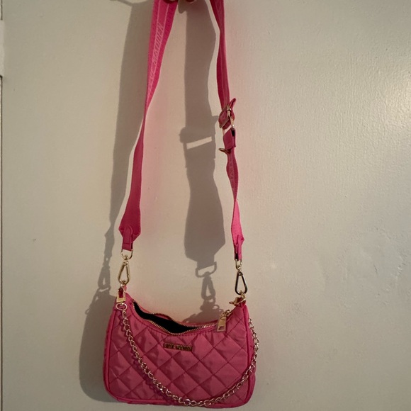 Steve Madden Pink Quilted Crossbody Bag - Picture 4 of 4